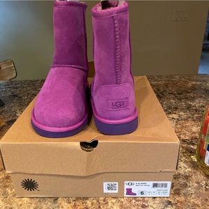 Brand new uggs in box.  Purple size 6